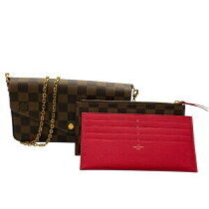 Louis Vuitton Pochette Felicie Brown Damier Canvas Shoulder Bag